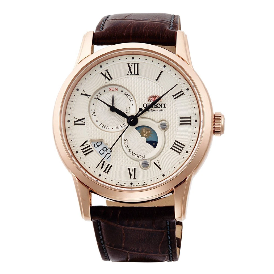 Reloj ORIENT Fase Lunar Oro 18K